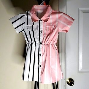 TODDLER GIRLS SHIRT DRESS BY SHEIN SZ 18-24M